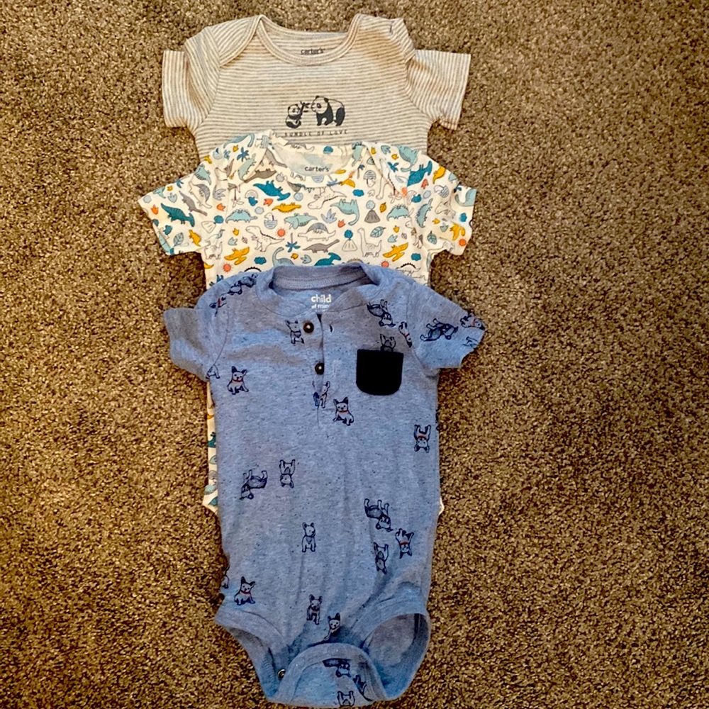 12m Carters onesies bundle.